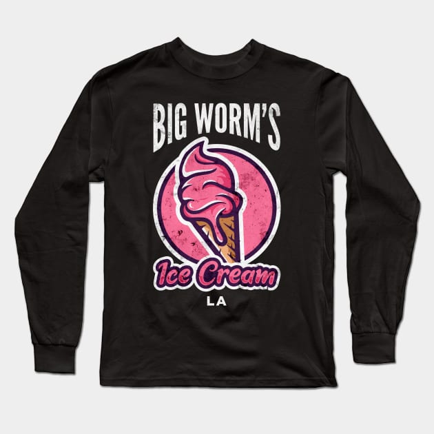 Big Worm's Ice Cream Long Sleeve T-Shirt by oskibunde